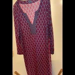 3Xl Crown Ivy Knee length dress.  Hot pink and beautiful!!